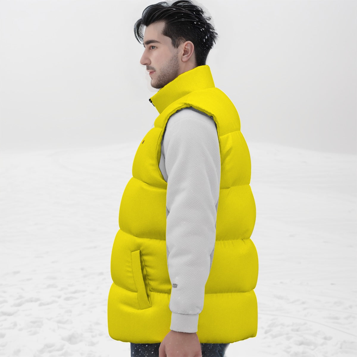 BBS YELL PUFF VEST FREE SHIPPING