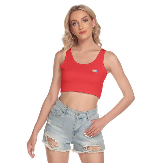 RED Crop Tank Top FREE SHIPPING