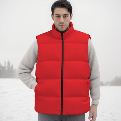 BBS RED PUFF VEST FREE SHIPPING