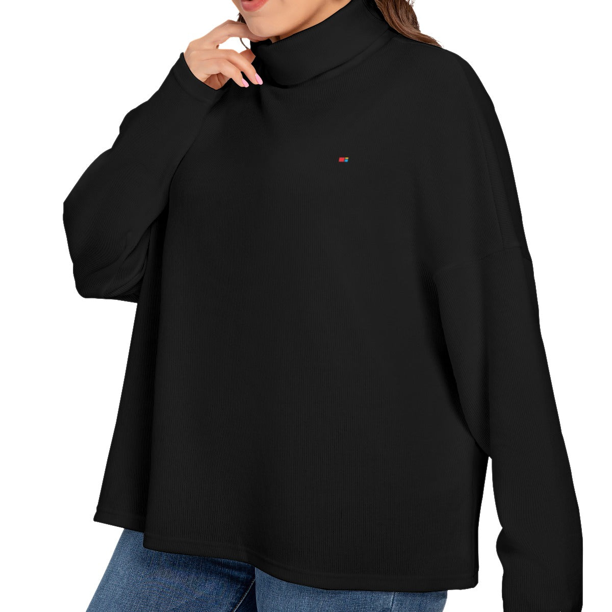 Turtleneck Knitted Sweater (Plus Size) FREE SHIPPING