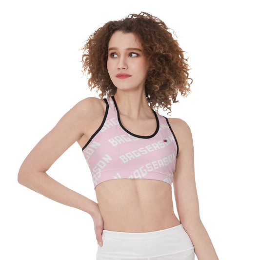 PINK BAGSEASON SPORTS BRA FREE SHIPPING