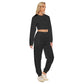 Crop Sweatshirt Suit FREE SHIPPING
