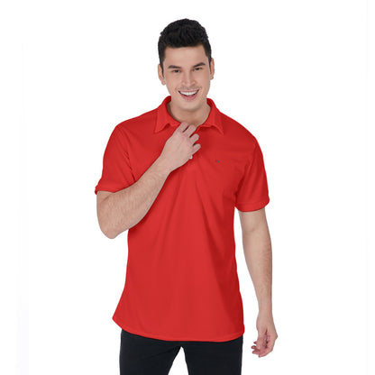 RED Polo Shirt FREE SHIPPING
