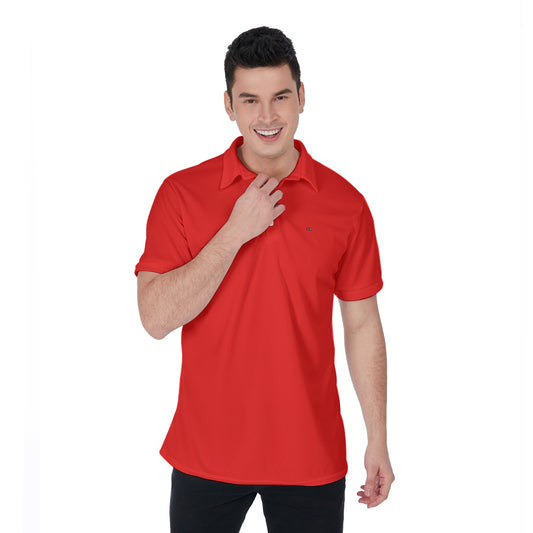RED Polo Shirt FREE SHIPPING