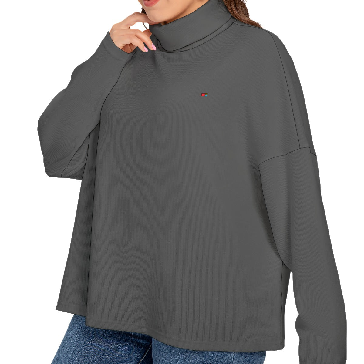 Turtleneck Knitted Sweater (Plus Size) FREE SHIPPING