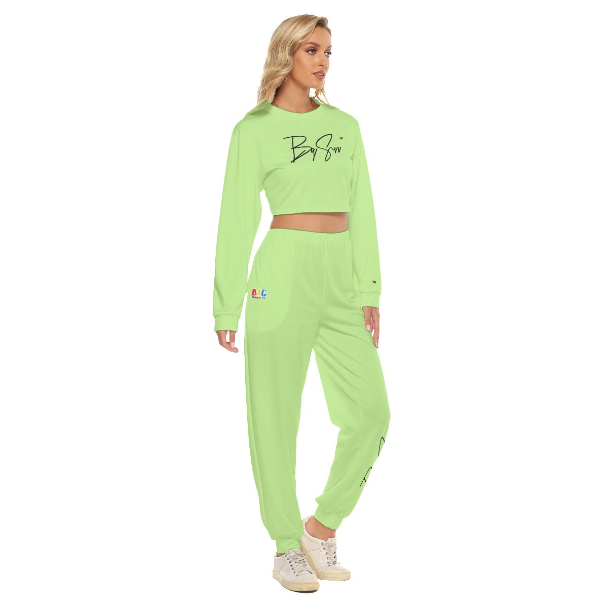 Bag Season Crop Sweatshirt Suit FREE SHIPPING