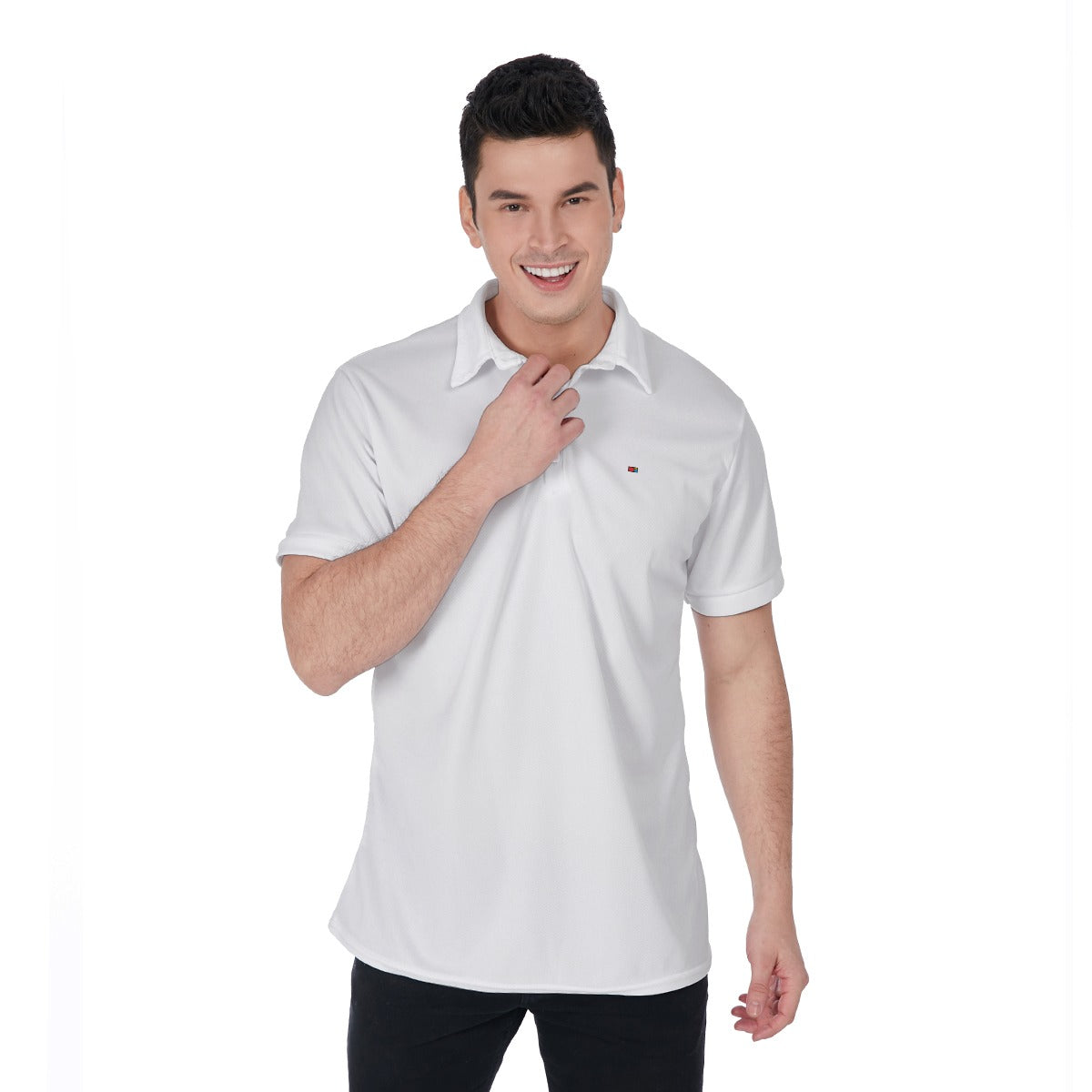 WHITE Polo Shirt FREE SHIPPING