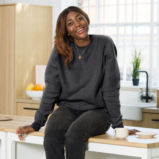 BBS Unisex sueded fleece sweatshirt