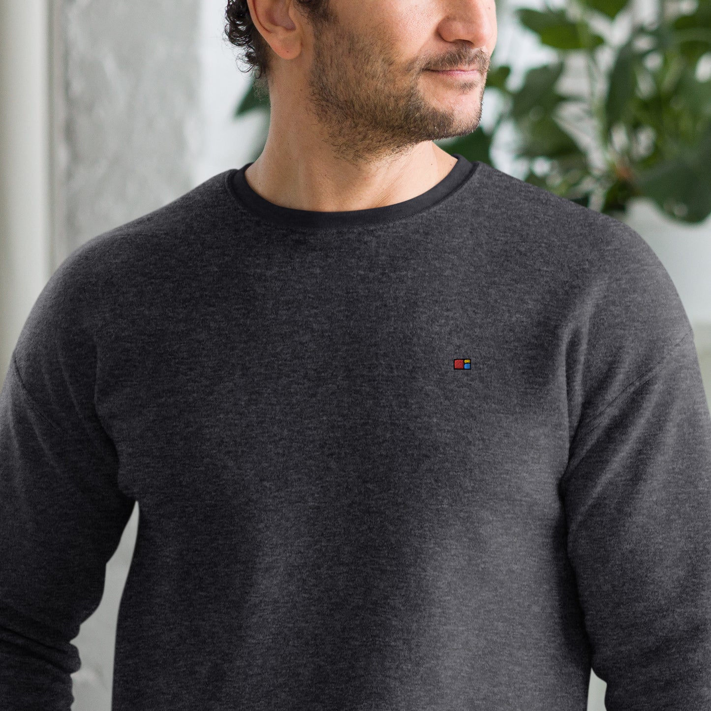 BBS Unisex sueded fleece sweatshirt